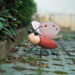 Colourful Metal Bee Garden Ornaments Multiple Metal Bee Yard Art Customized for sale