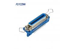 China PCB Right Angle Centronics 50 36 24 14 Pin Female DDK Connector supplier