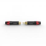 RCA Audio Male Plug Connector 1000 MOhm With Solder Insulation