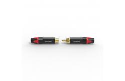 China RCA Audio Male Plug Connector 1000 MOhm With Solder Insulation supplier
