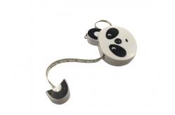 China Cute Panda Retractable Tape Measure Plastic Tailor 13mm Thickness Digital Printing supplier