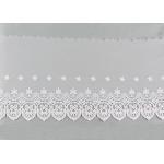 Embroidered Nylon Dying Lace Fabric Bilateral Symmetry Lace For Wedding Dresses for sale