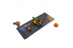 China Unique Melamine Dinner Plates Restaurant Rectangle Anti Scratch supplier