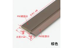 China Co Extruded Wardrobe Door Seal Strip PVC Self Adhesive Weather Seal supplier
