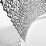 Ceilings Stainless Steel Chainmail Curtain Anodizing Powder Coating for sale