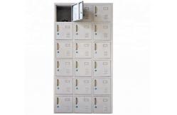 China Multifunctiona 18 Doors Electrostatic Fireproof Metal Lockers supplier