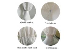 China White Waterproof Disaposable Microporous Protective Coveralls Adequate Supply En14126 supplier
