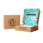 Luxury Folding Cardboard Kraft Paper Packaging Box Custom 1.0 - 3.0mm Thickness for sale