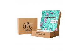China Luxury Folding Cardboard Kraft Paper Packaging Box Custom 1.0 - 3.0mm Thickness supplier