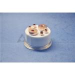 Ivory Aluminum Oxide Ceramics to metal brazed contactor Advanced Ceramics Materials for sale