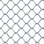 Plastic Coated Chain Link Fence Fabric 9 Gauge Black Color for sale