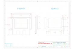 China USB Connector Industrial Computer Touchpads , Water proof  Touchpad with Metal Panel supplier