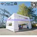 Modern White Cube Inflatable Booth Tent For Garden Party And Event