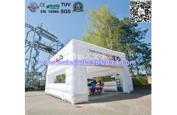 China Modern White Cube Inflatable Booth Tent For Garden Party And Event supplier