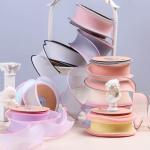 Versatile Usage Colorful Edge Chiffon Transparent Woven Ribbon for Hair Accessories for sale