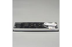 China Sliding Power Socket EU Socket With USB Charger supplier