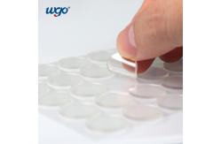 China Adhesive Restickable Double Sided Tape Dot Clear Squares Mounting supplier