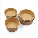 Custom Recyclable Stackable Food Grade 750ml Disposable Paper Soup Bowls