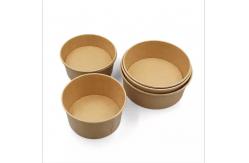 China Custom Recyclable Stackable Food Grade 750ml Disposable Paper Soup Bowls supplier