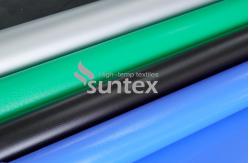 China High Temperature Fabrics Silicone Coated Glass Fibre Fabric for high temperature applications supplier