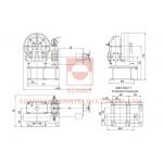 Small Geared Traction Machine With Synchronous Motor DC 110V 1.2A