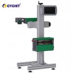 30W Fiber Laser Marking Machine Plastic Pipe Logo Printing Fly Laser Printer for sale