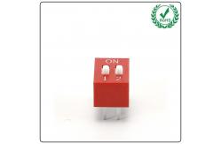 China 1-12 Position Single Pole Slide Dip Switch 24VDC Max Current supplier