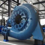 Stainless Steel Vertical Francis Turbine Generator with 400V - 10kV Voltage for Water Head Range 20m - 300M for sale