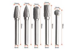 China Power Tools Tungsten Carbide Burr Set High Speed Carving Burrs Impact Toughness supplier