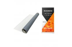 China 300gsm Greyback Polyester Fabric Roll for Exhibition Backdrops and Hanging Posters supplier