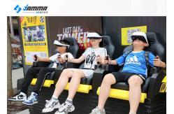 China 3 Seats 9D VR Motion Cinema With SSD 240G I5 System supplier