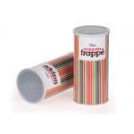 Aluminum Foil Lined Paper Composite Canister For Potato Chips / Salt Packaging