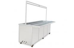 China 330 L Heated Adjustable Industrial Ultrasonic Cleaner Window Blind Shutter Washing supplier