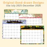 Holiday / Seasonal Theme Custom Wall Calendar Made With Paper And Spiral Binding for sale