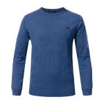 Crew Neck Knitted Mens Wool Pullover Sweaters Anti - Shrink For Autumn / Winter for sale