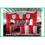 Inflatable House Tent Custom Red And White Inflatable Air Tent For Event Advertising for sale