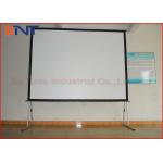 200 16:9 Fast Folding Rear Projection Projector Screen With Square Pole for sale