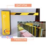 Stainless Steel Electronic Entrance automatic vehicle barrier With 4m Straight Arm