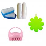 FDA Translucent HTV Silicone Rubber Cleaning Brush No Yellowing
