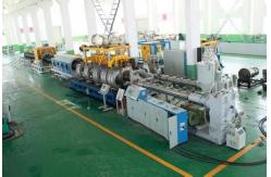 China Double Wall Corrugated Plastic Pipe Extrusion Line , PVC Pipe Extruder supplier