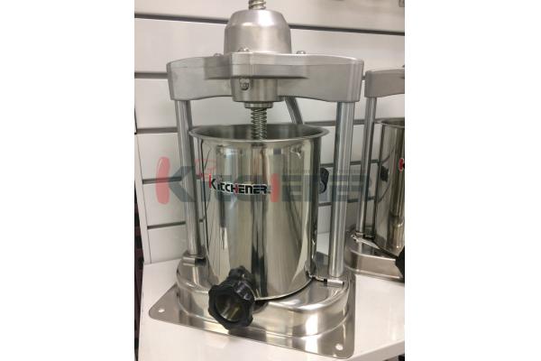 Home Sausage Maker Machine With Three Stuffing Tubes, Manual Sausage Stuffing Equipment