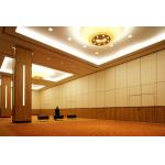 Wooden Sliding Folding Sound Proof Partition Wall For Hotel Banquet Hall Fire Resistant for sale