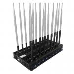 18 Antennas Cell Phone Signal Jammer 2 3 4 5 G WiFi GPS VHF UHF Wireless Signal Jammer for sale