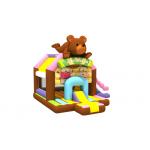 High Safety Kids Inflatable Jump House Mini Fat Bear Bouncy With Slide