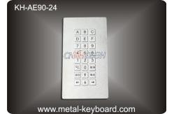 China 24 Keys Rugged Industrial Metal Keyboard With Top Panel Mounting supplier