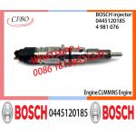 BOSCH 0445120185 4981076 Neutral Fuel Injector Assembly 0445120185 4981076 For CUMMINS for sale