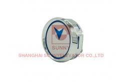 China Braille Elevator Push Button for Passenger Elevator / Transparent plastic characters supplier