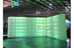 China Custom Made Party Led Light 5x2.5mH Inflatable Air Wall supplier