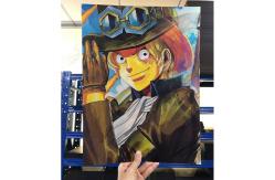 China One Piece 3D Lenticular Poster Animation Characters Luffy And Zoro Prints supplier