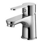Single Lever  Wash Basin Faucet ceramic cartridge chrome Bathroom tap for sale